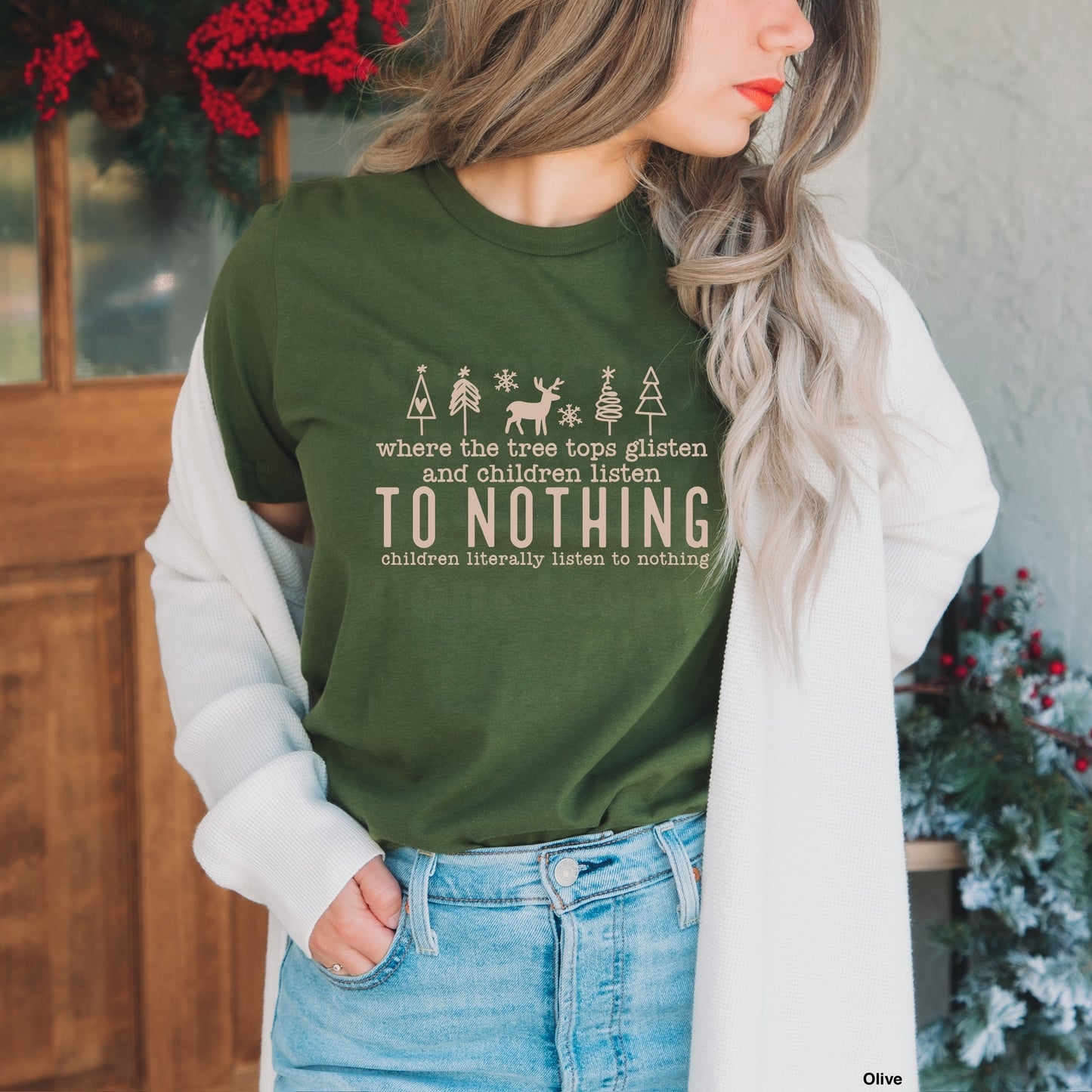 Children Listen To Nothing LIGHT TAN INK