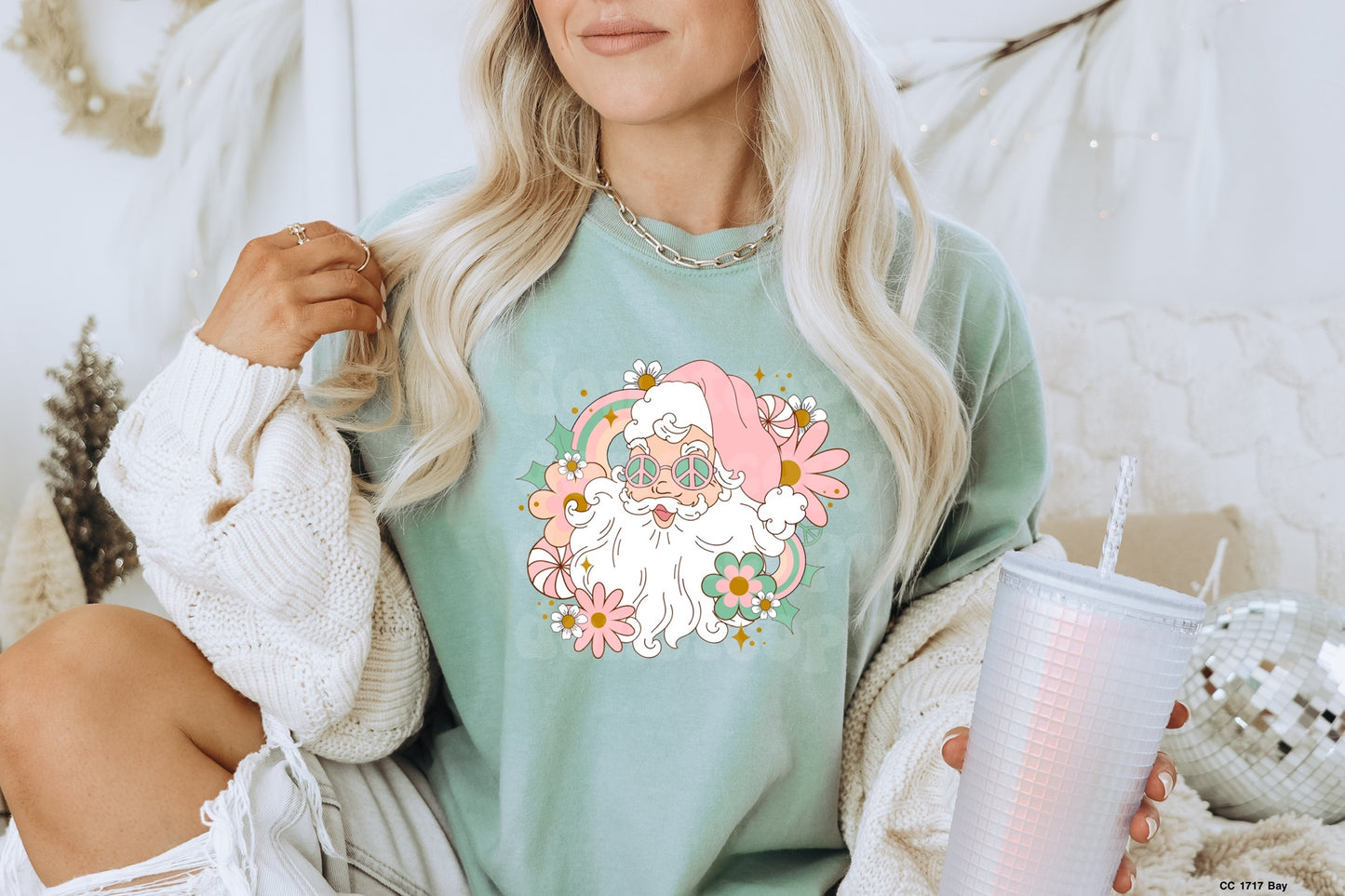 Hippie Santa With Optional Pocket MATTE CLEAR FILM