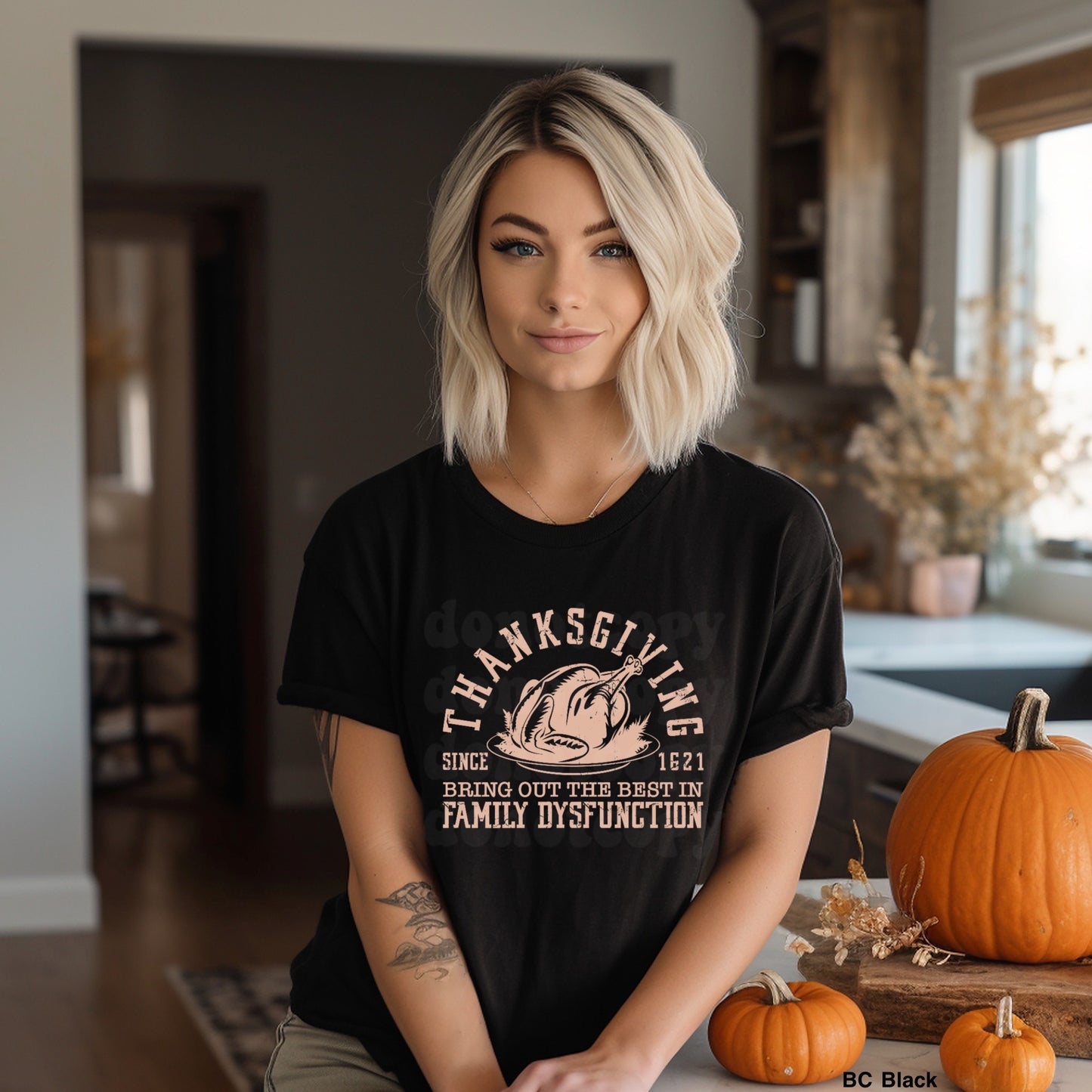 Thanksgiving Since 1621 LIGHT TAN INK