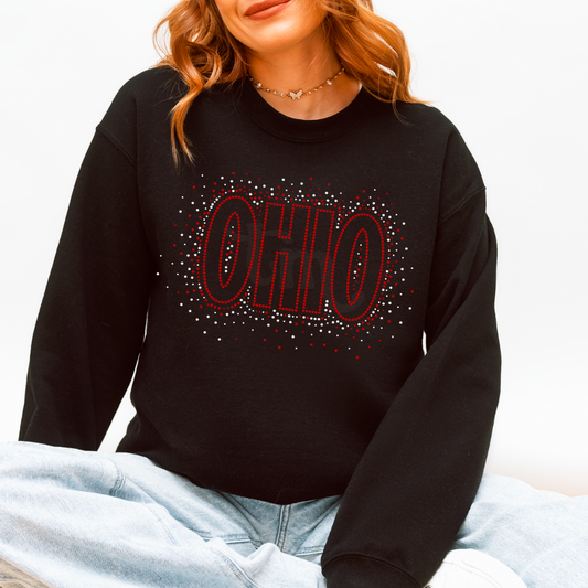 Ohio Scatter Snow Font SPANGLE TRANSFER