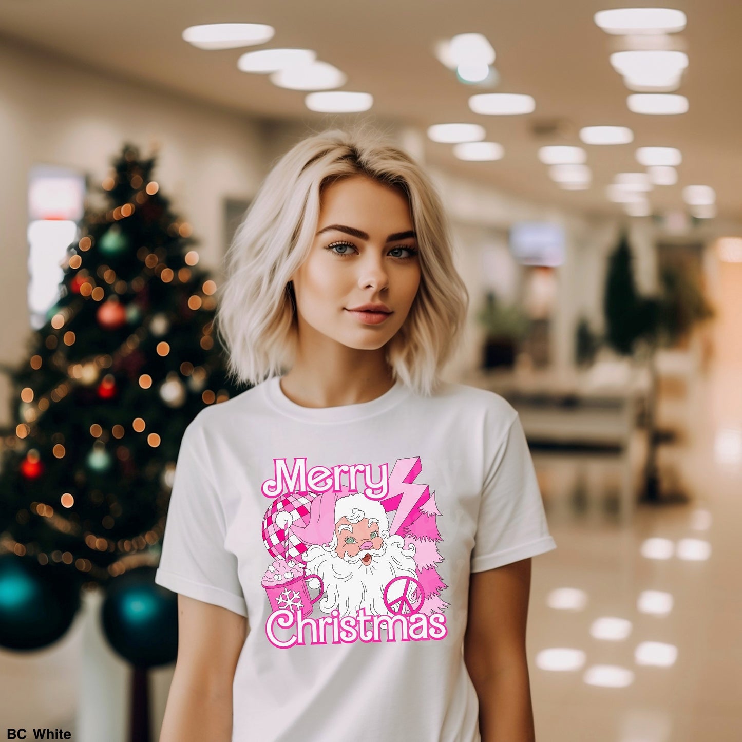 Preppy Santa w/ Optional Pocket MATTE CLEAR FILM
