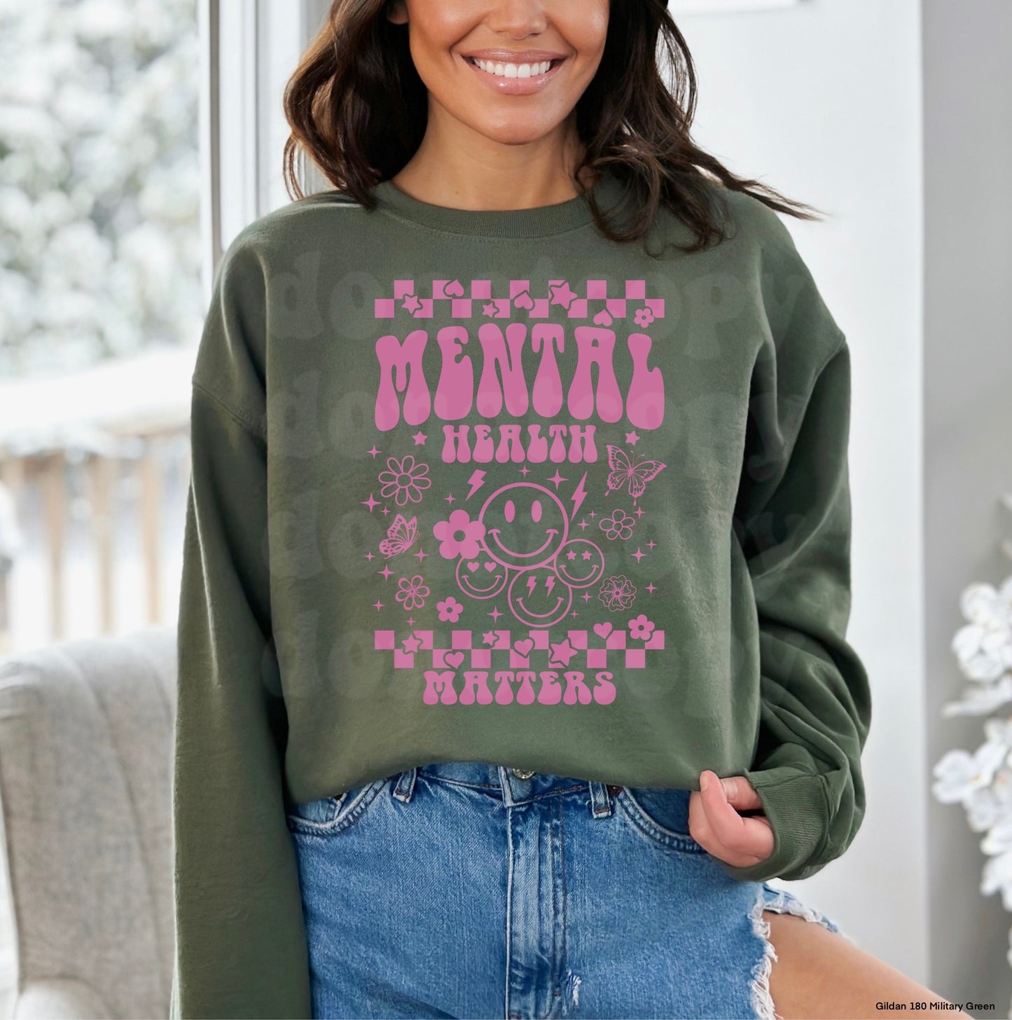 Mental Health Matters With Pocket HOT PINK INK