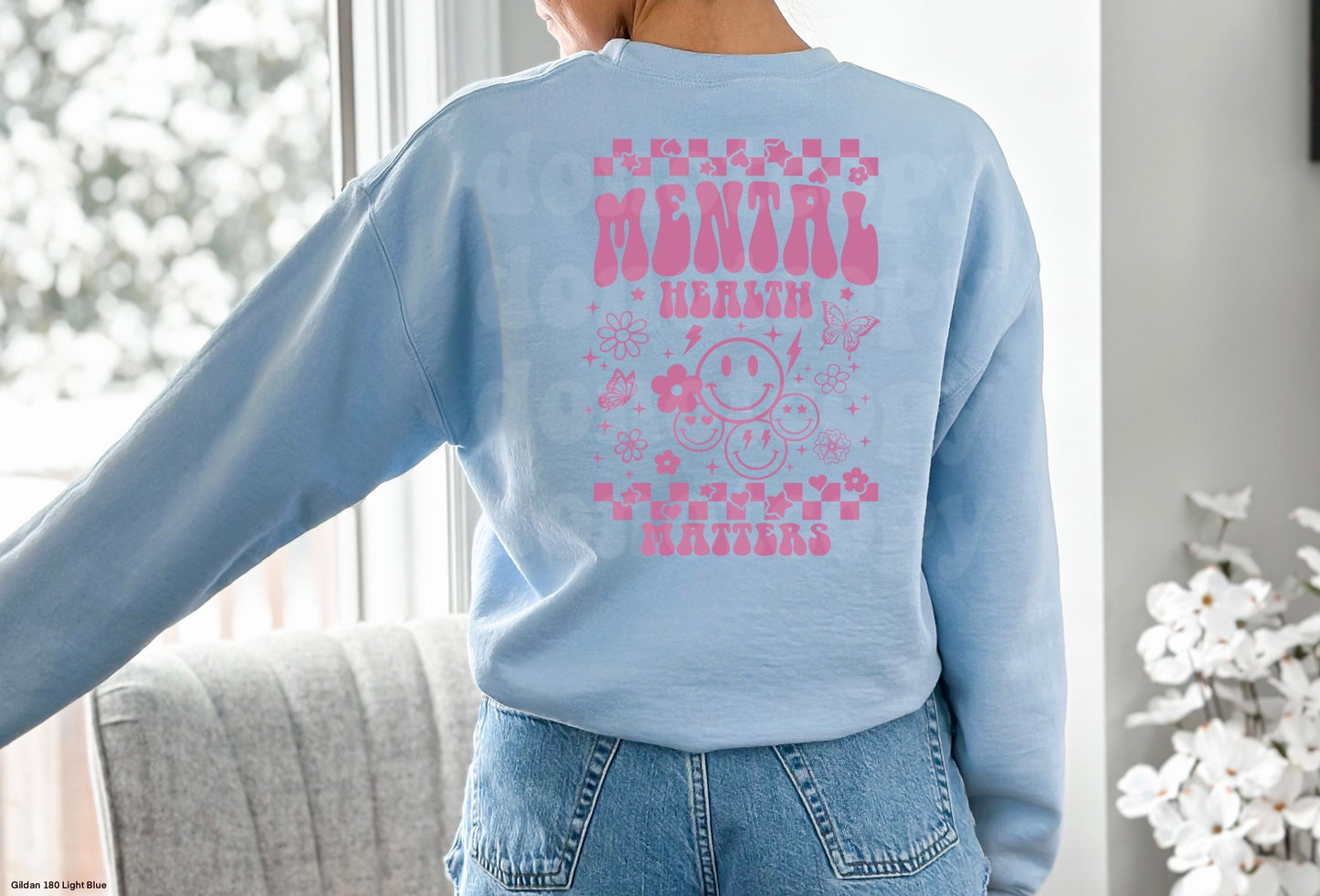 Mental Health Matters With Pocket HOT PINK INK