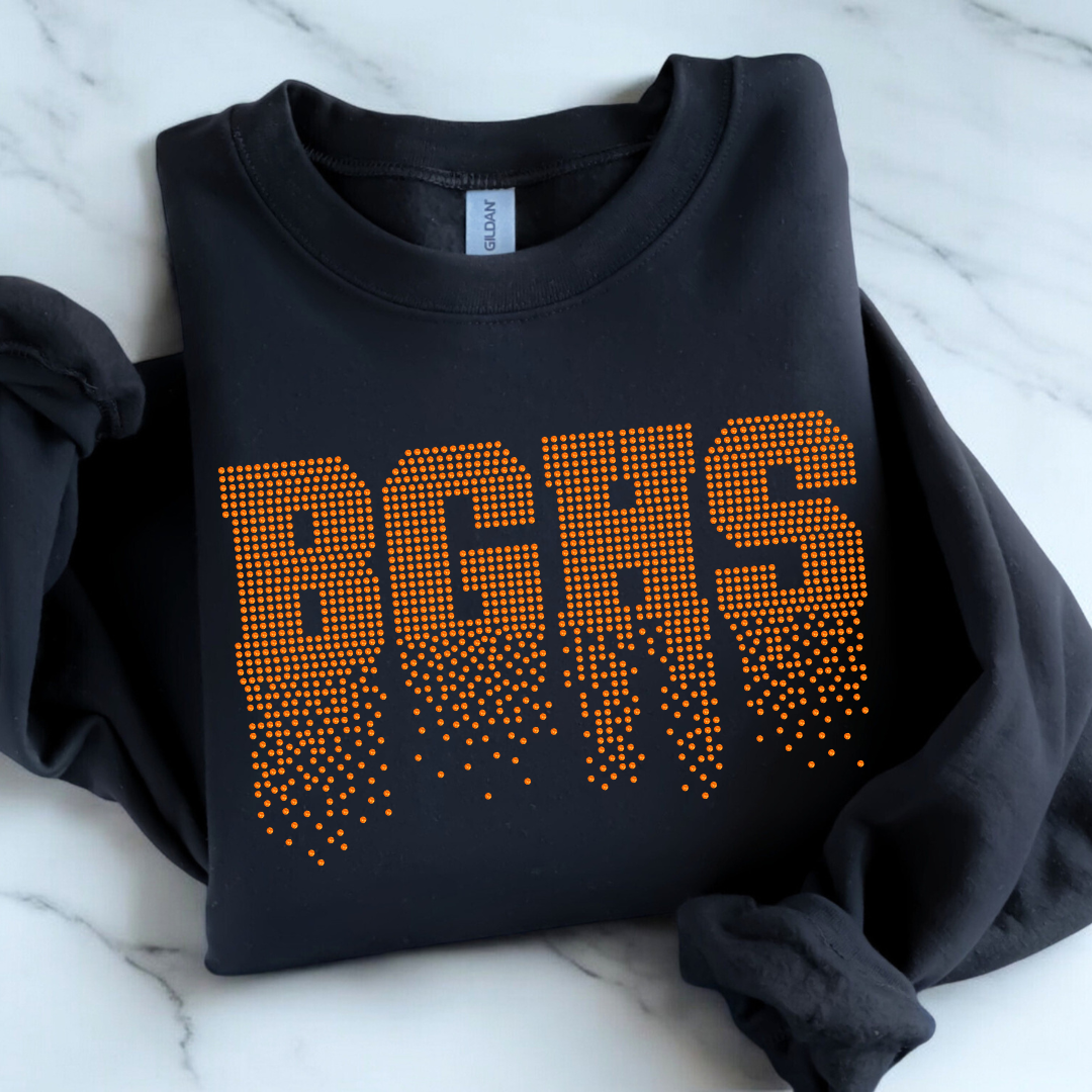Semi Custom Spangle Transfer - Drip Font
