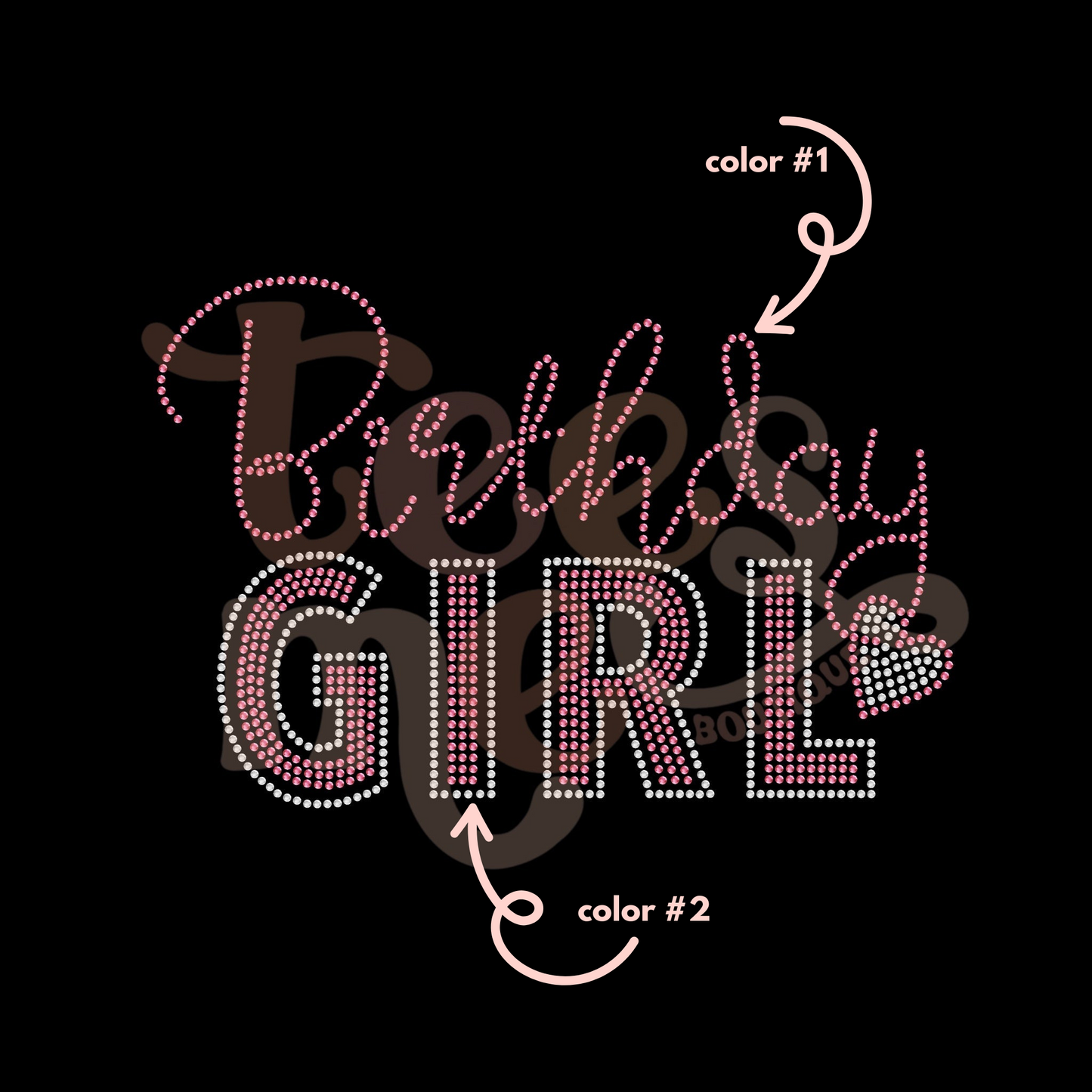 ADULT Birthday Girl SPANGLE TRANSFER