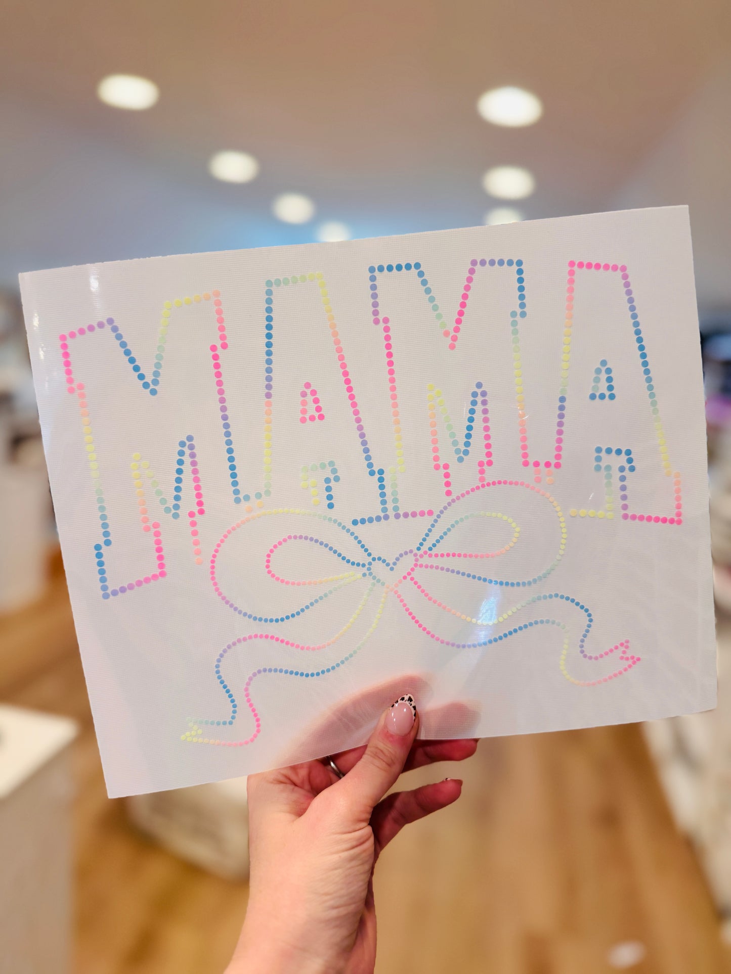 Mama Bow in c. 16123 SPANGLES TRANSFER