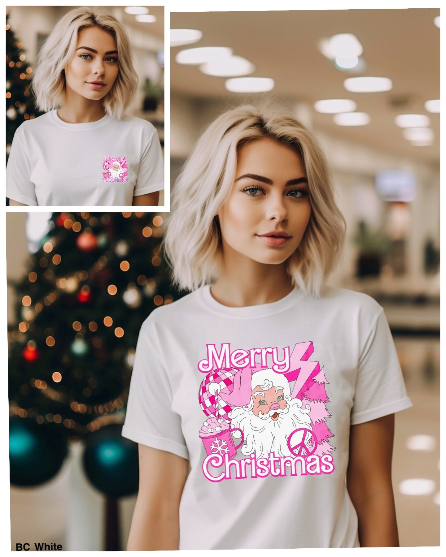 Preppy Santa w/ Optional Pocket MATTE CLEAR FILM