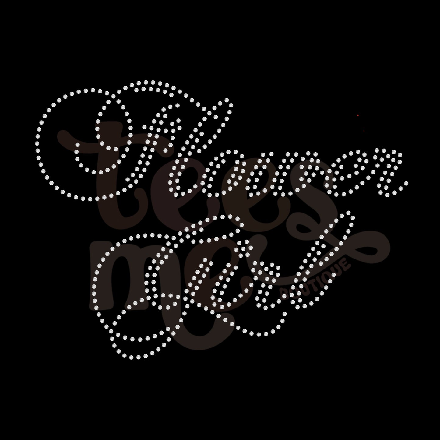 Flower Girl SS10 RHINESTONE TRANSFER