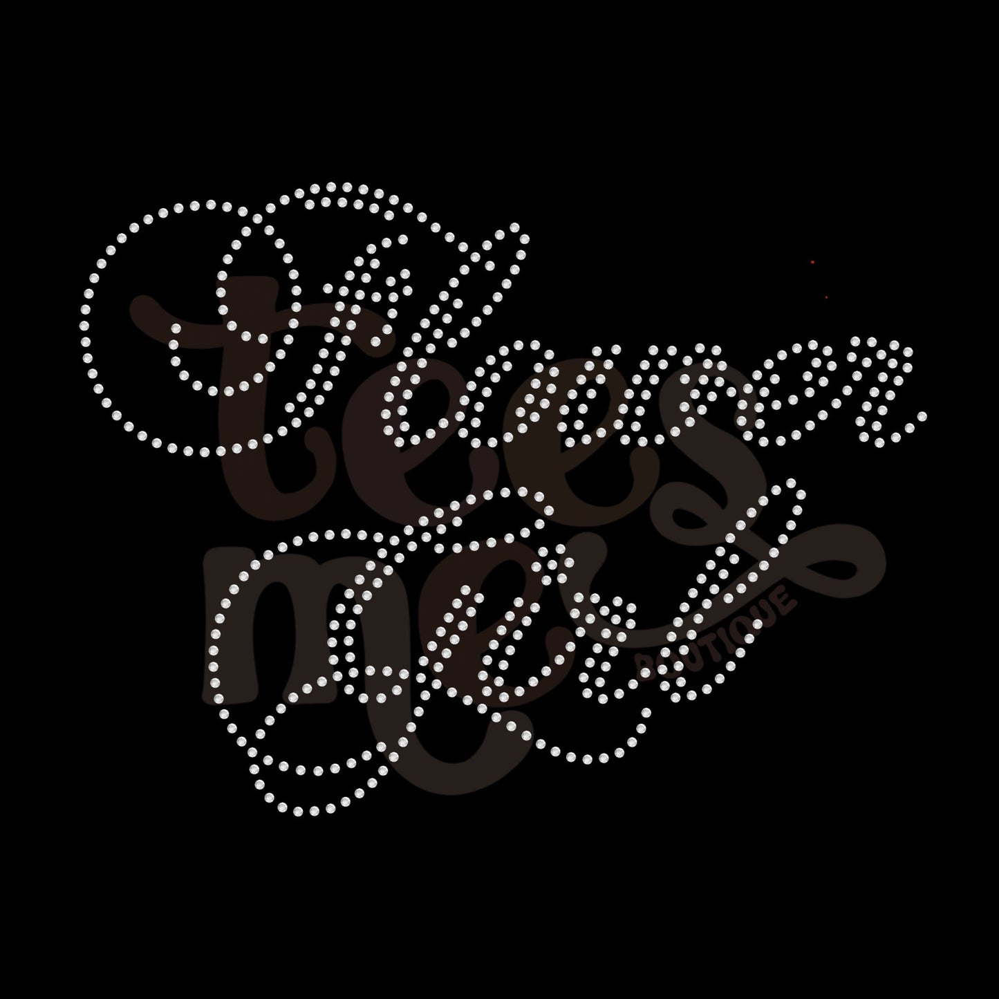 Flower Girl SPANGLES TRANSFER