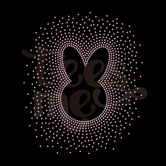 Bunny Scatter RHINESTONE TRANSFER