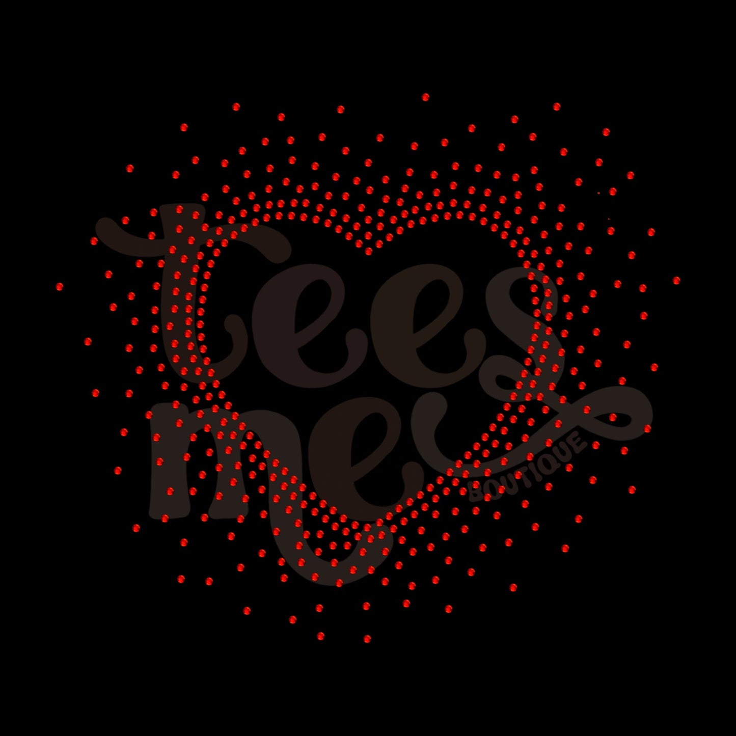Heart Scatter SPANGLES TRANSFER
