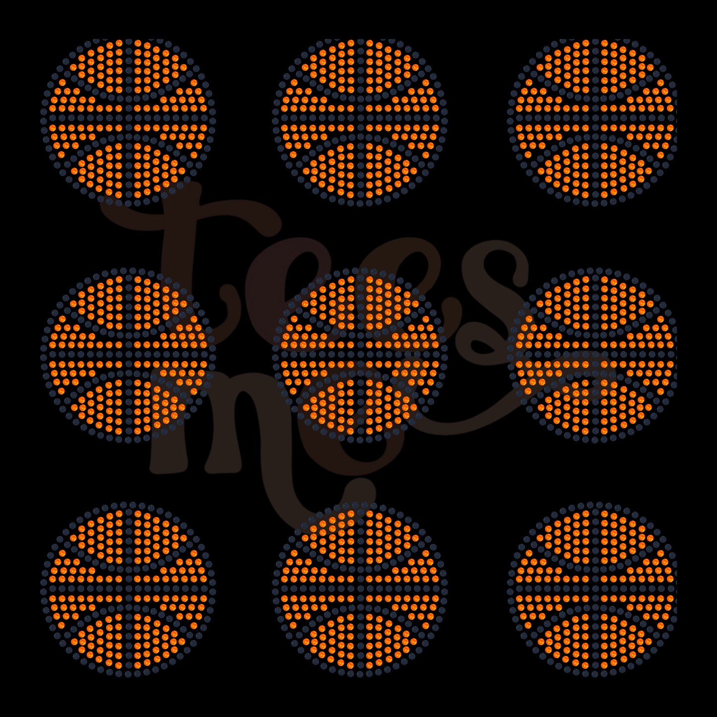 3” Basketball Pocket SPANGLE TRANSFER