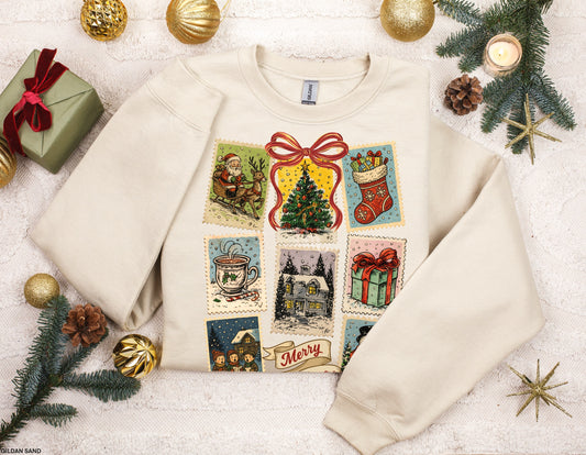 TMT // Vintage Christmas Stamps MATTE CLEAR FILM