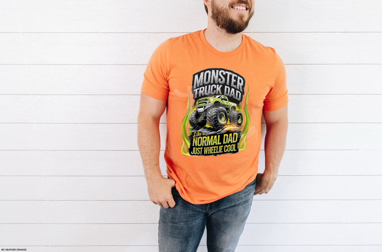 Monster Truck Dad MATTE CLEAR FILM
