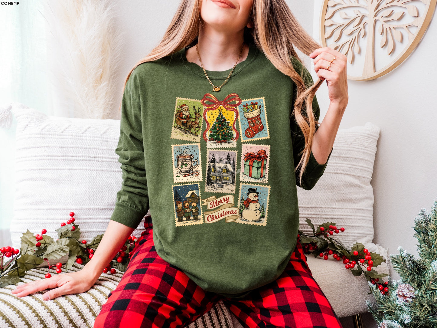 TMT // Vintage Christmas Stamps MATTE CLEAR FILM
