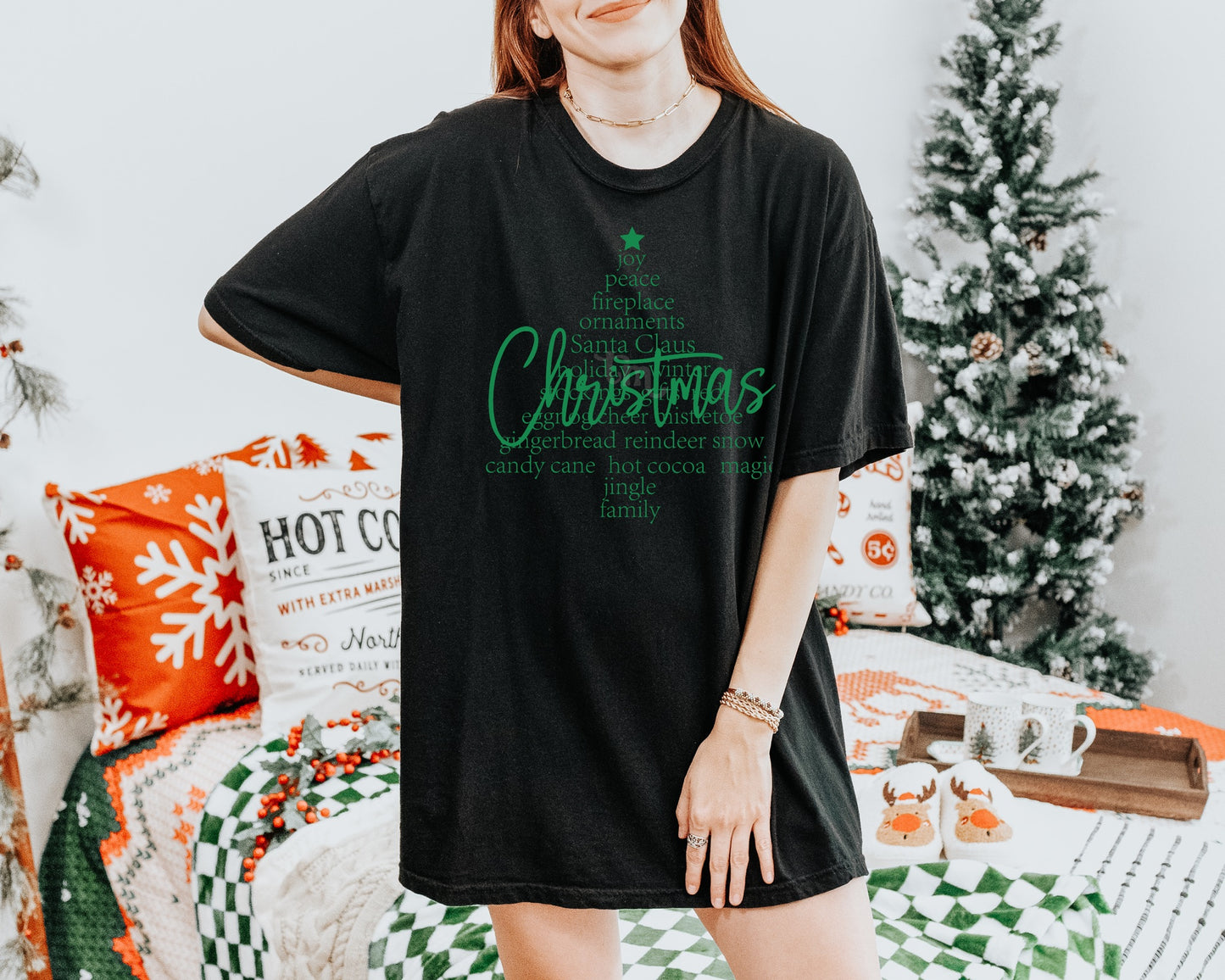 TMT // Christmas Tree List KELLY GREEN INK