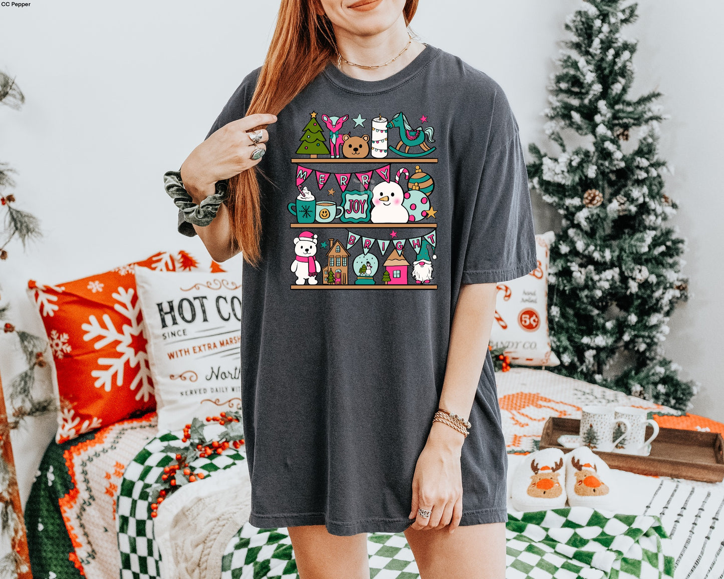 Christmas Shelves MATTE CLEAR FILM