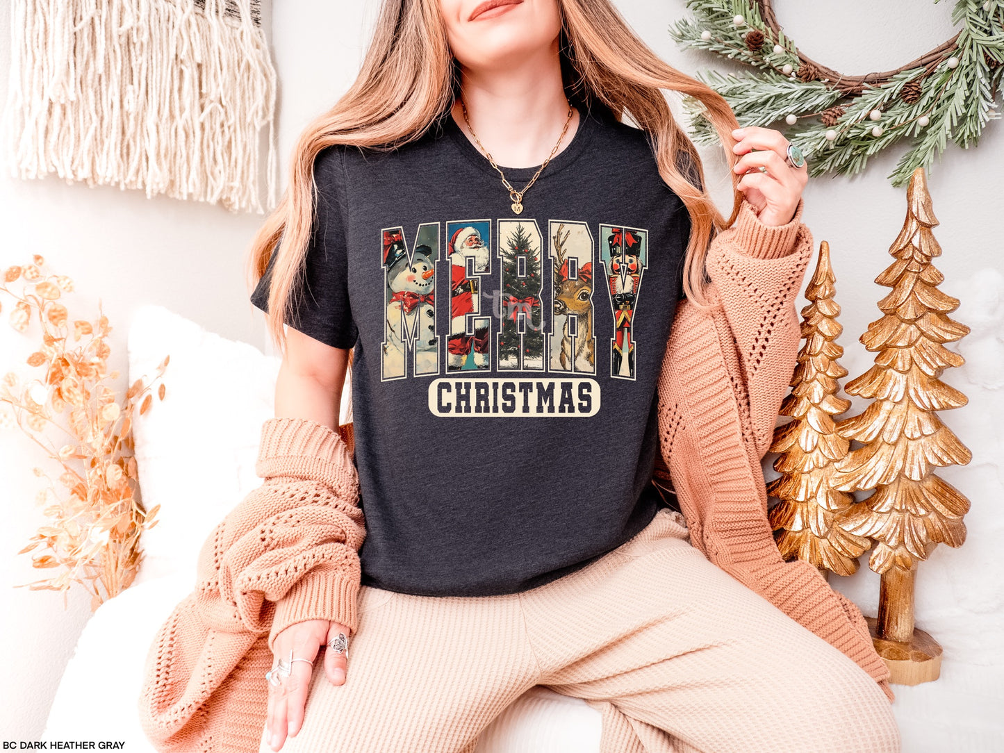 TMT // Varsity Vintage Merry Christmas MATTE CLEAR FILM