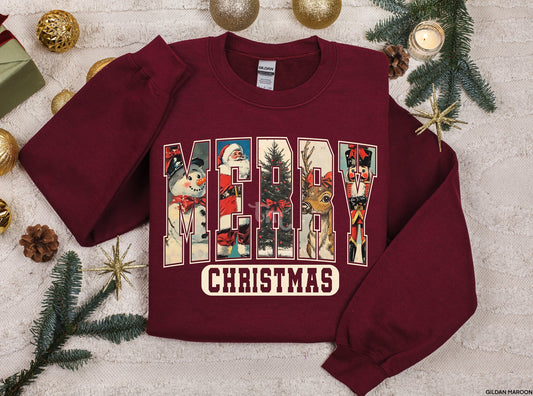 TMT // Varsity Vintage Merry Christmas MATTE CLEAR FILM