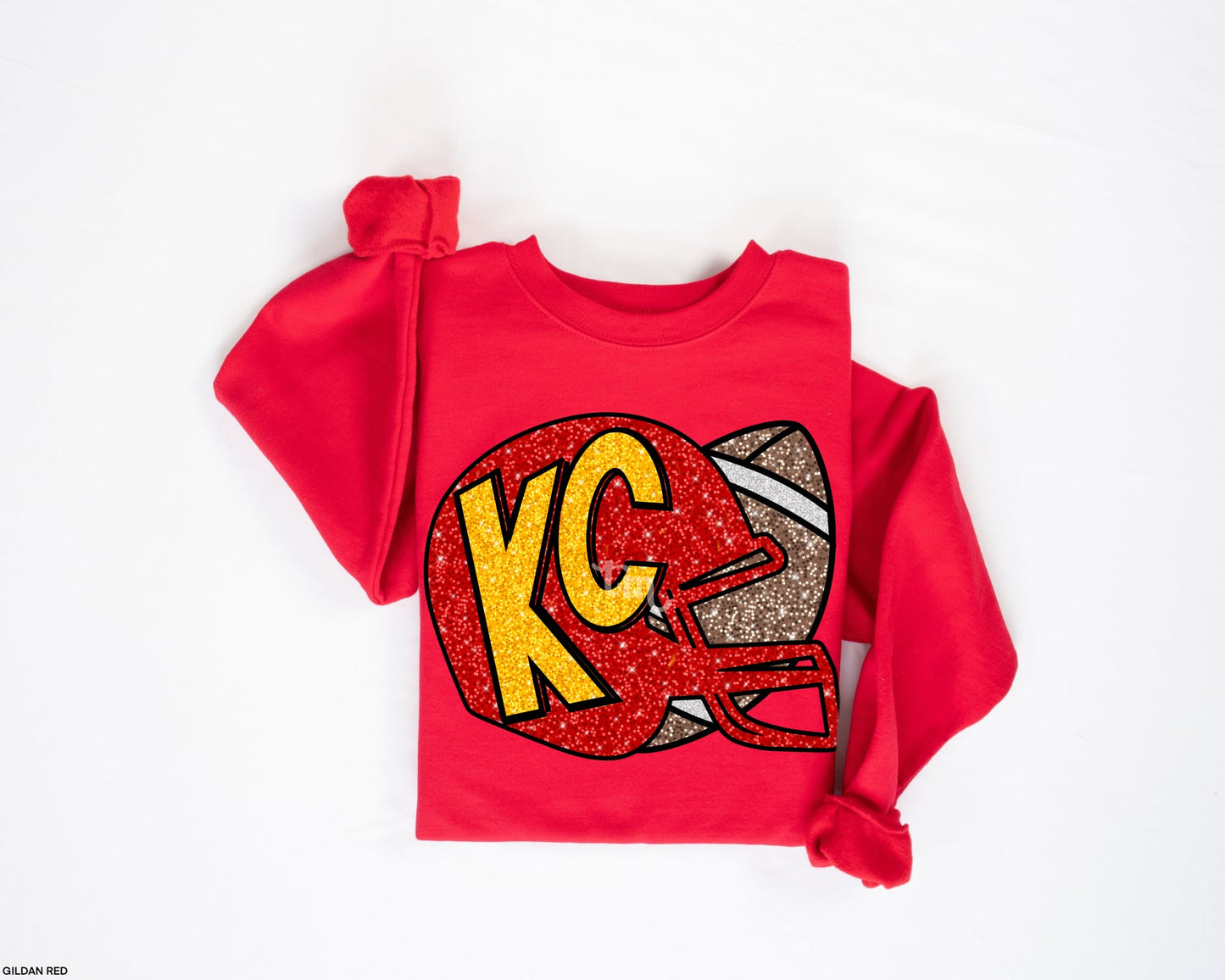 Sequin Glitter KC HELMET FULL SIZE + POCKET
