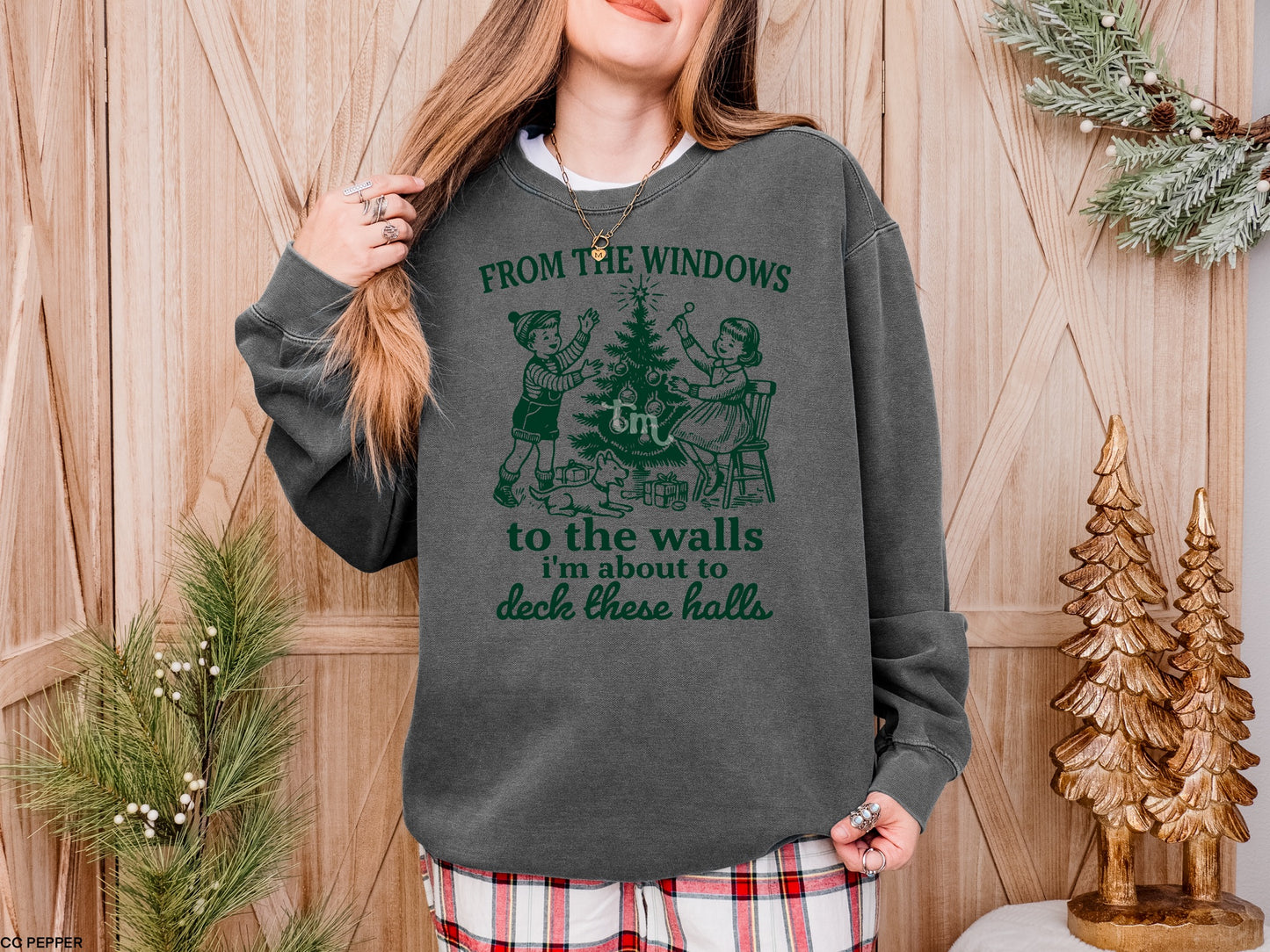 TMT // Deck These Halls HUNTER GREEN INK
