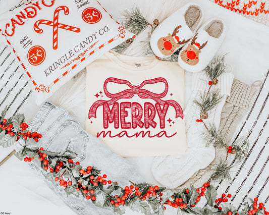 TMT // Lace Merry Mama FIRE RED INK