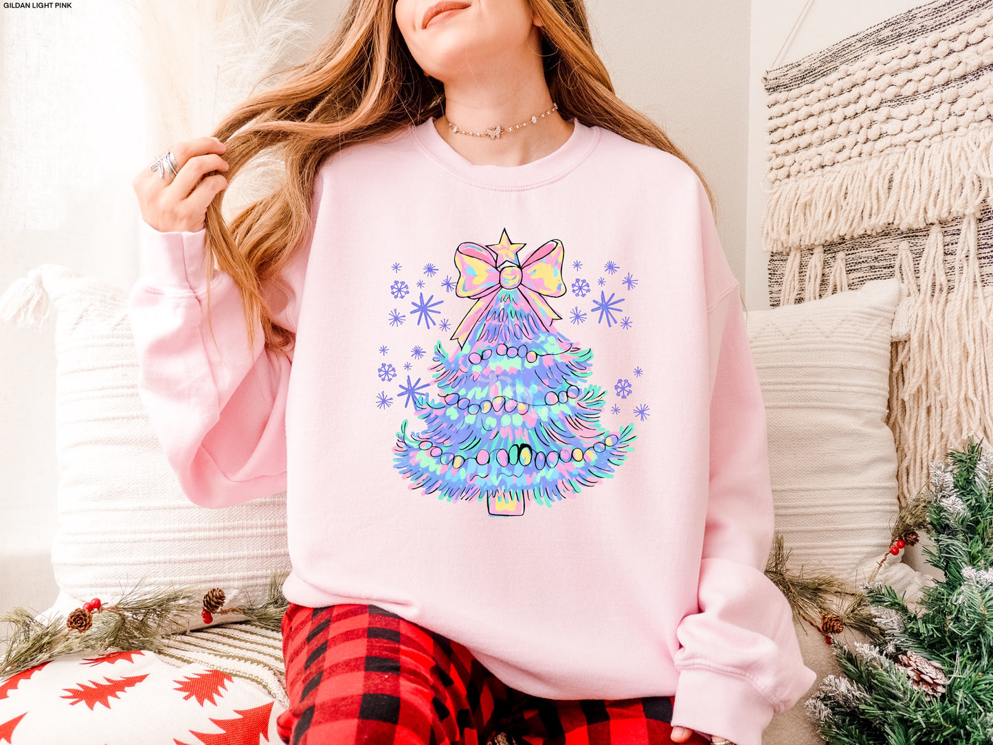 TMT // GLITTER Colorful Tree MATTE CLEAR FILM