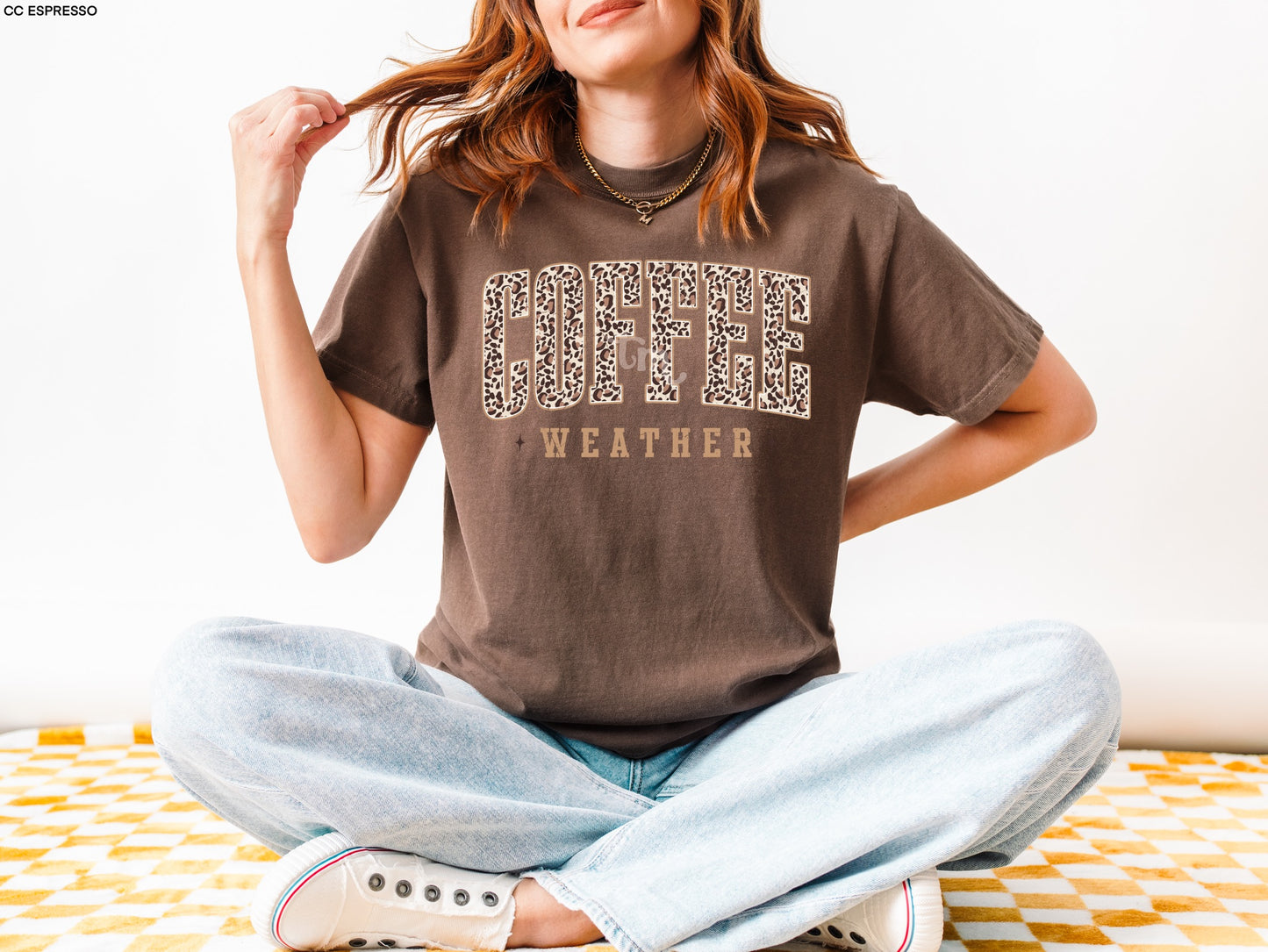 TMT // Leopard Print Coffee Weather MATTE CLEAR FILM
