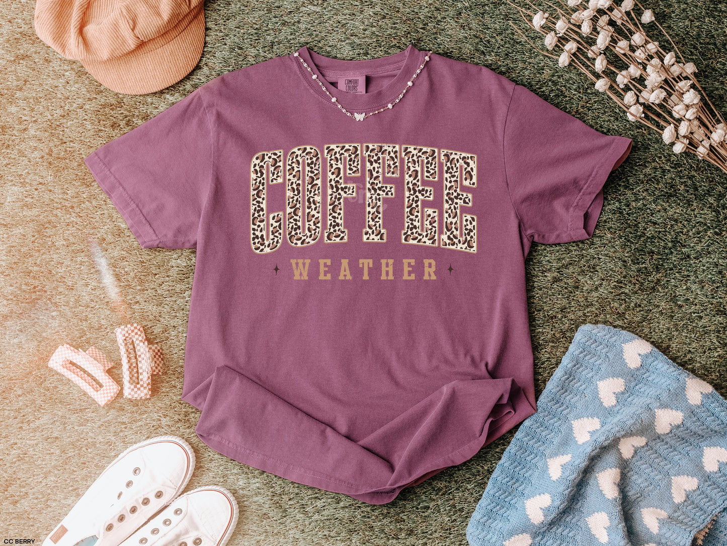 TMT // Leopard Print Coffee Weather MATTE CLEAR FILM
