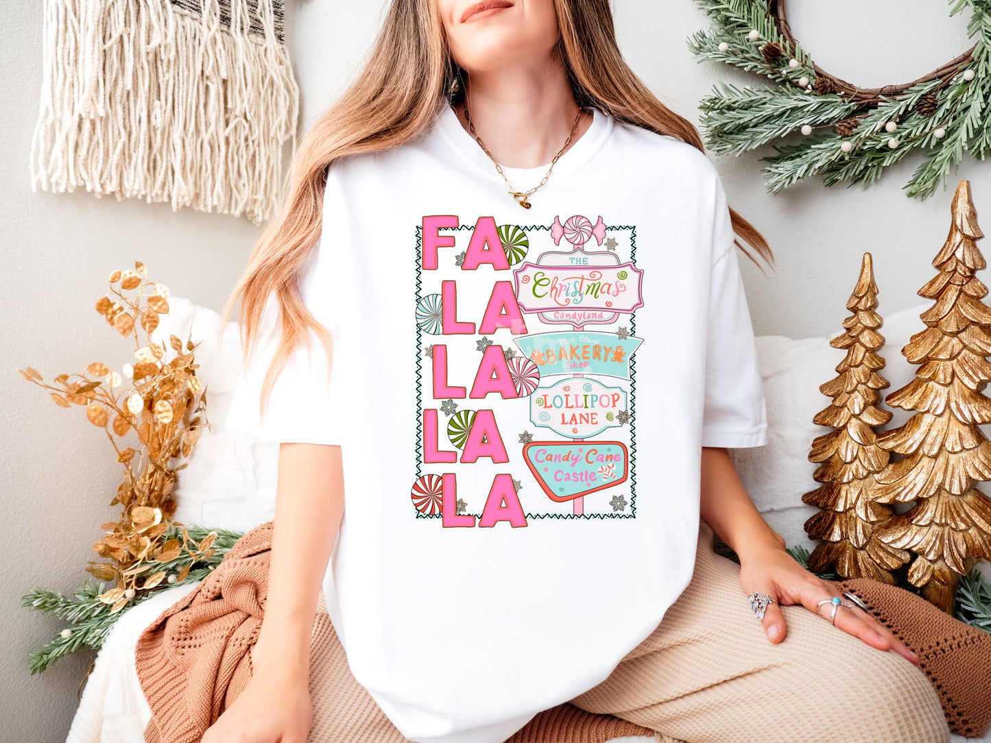GLITTER Fa La La Signs MATTE CLEAR FILM