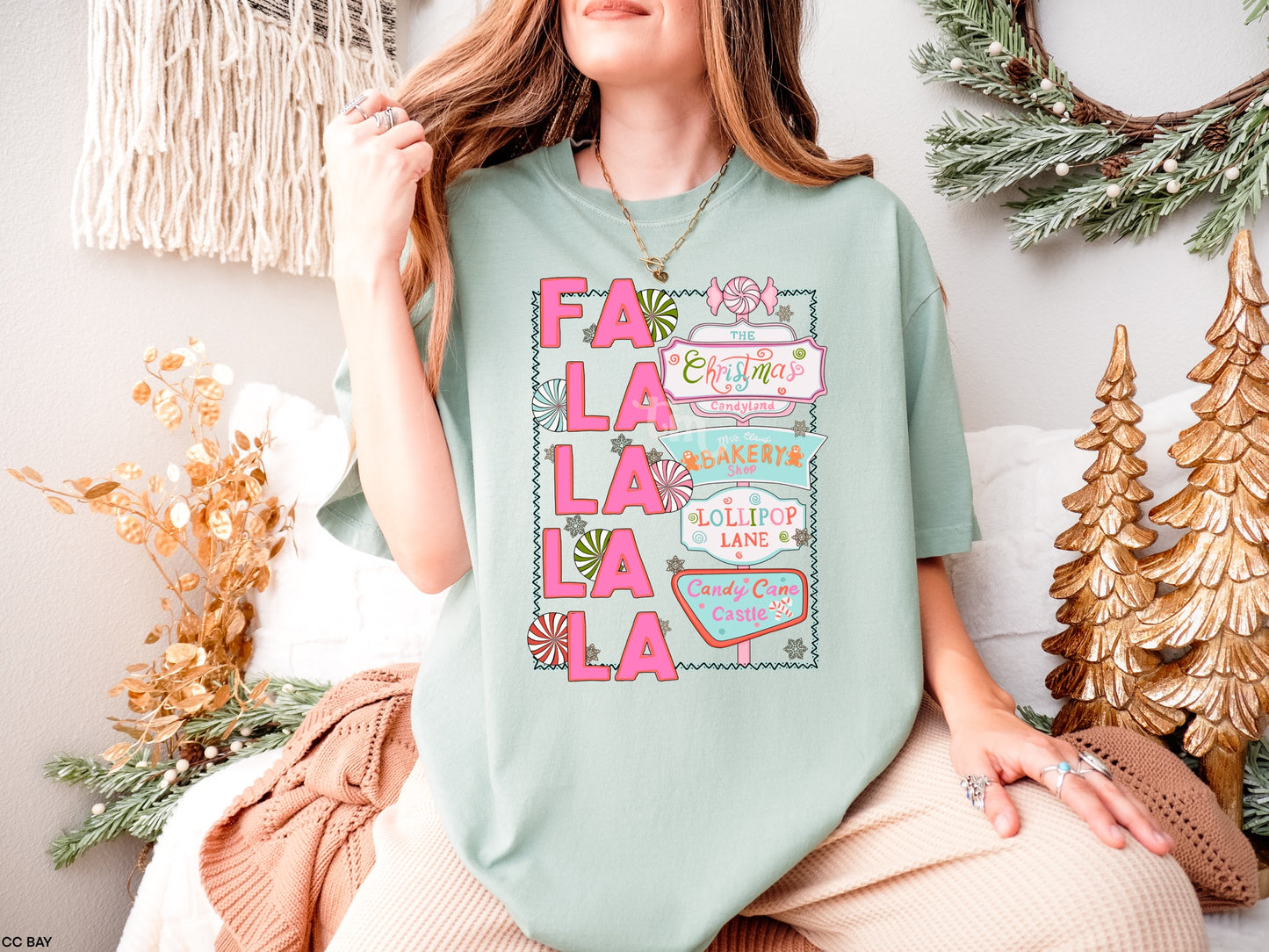 GLITTER Fa La La Signs MATTE CLEAR FILM