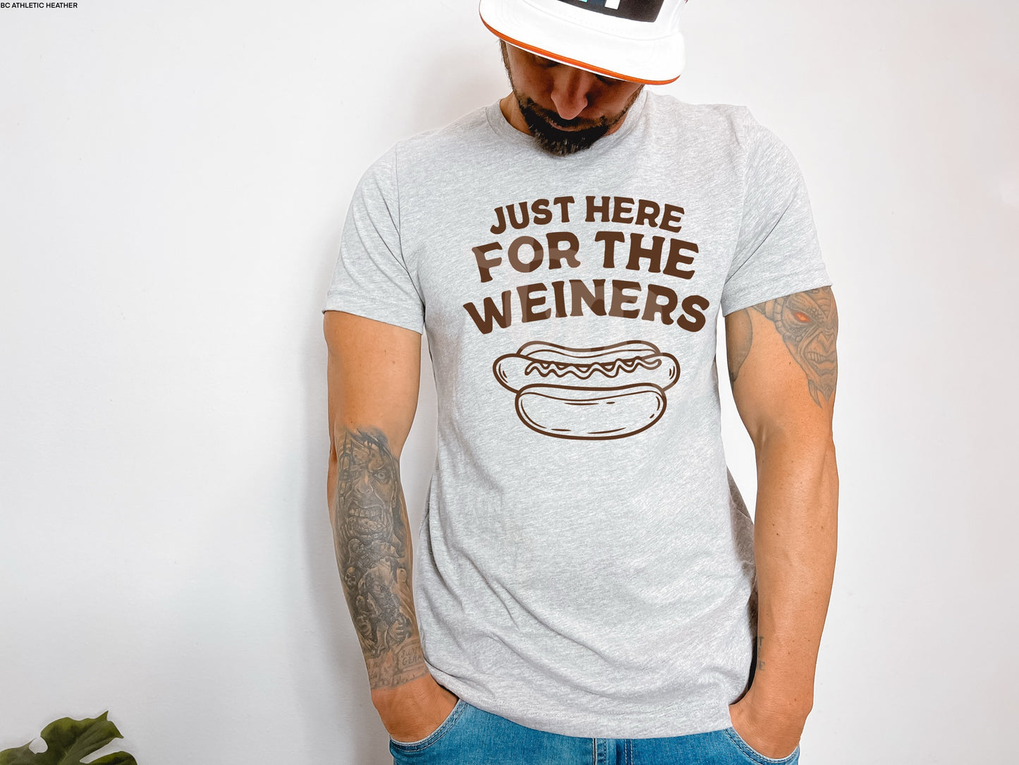 Here For The Weiners DOE BROWN INK