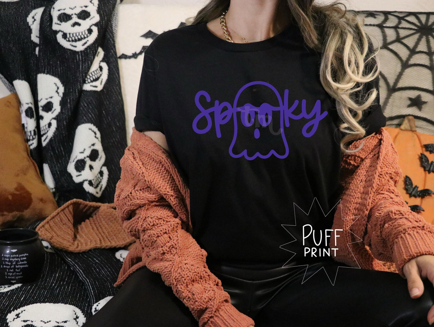 Spooky Ghost PUFF PURPLE