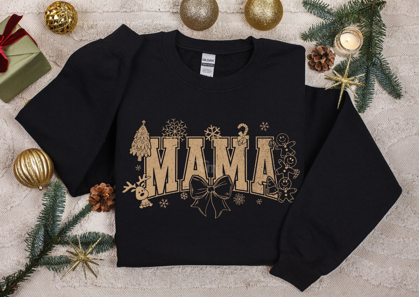 TMT // Mama Christmas Doodles ROSE GOLD INK
