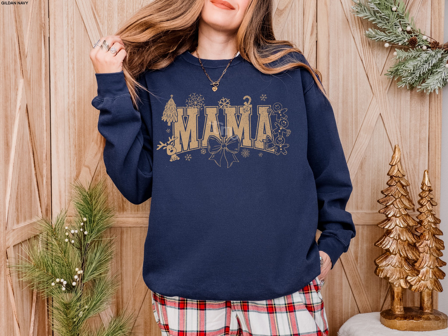 TMT // Mama Christmas Doodles ROSE GOLD INK