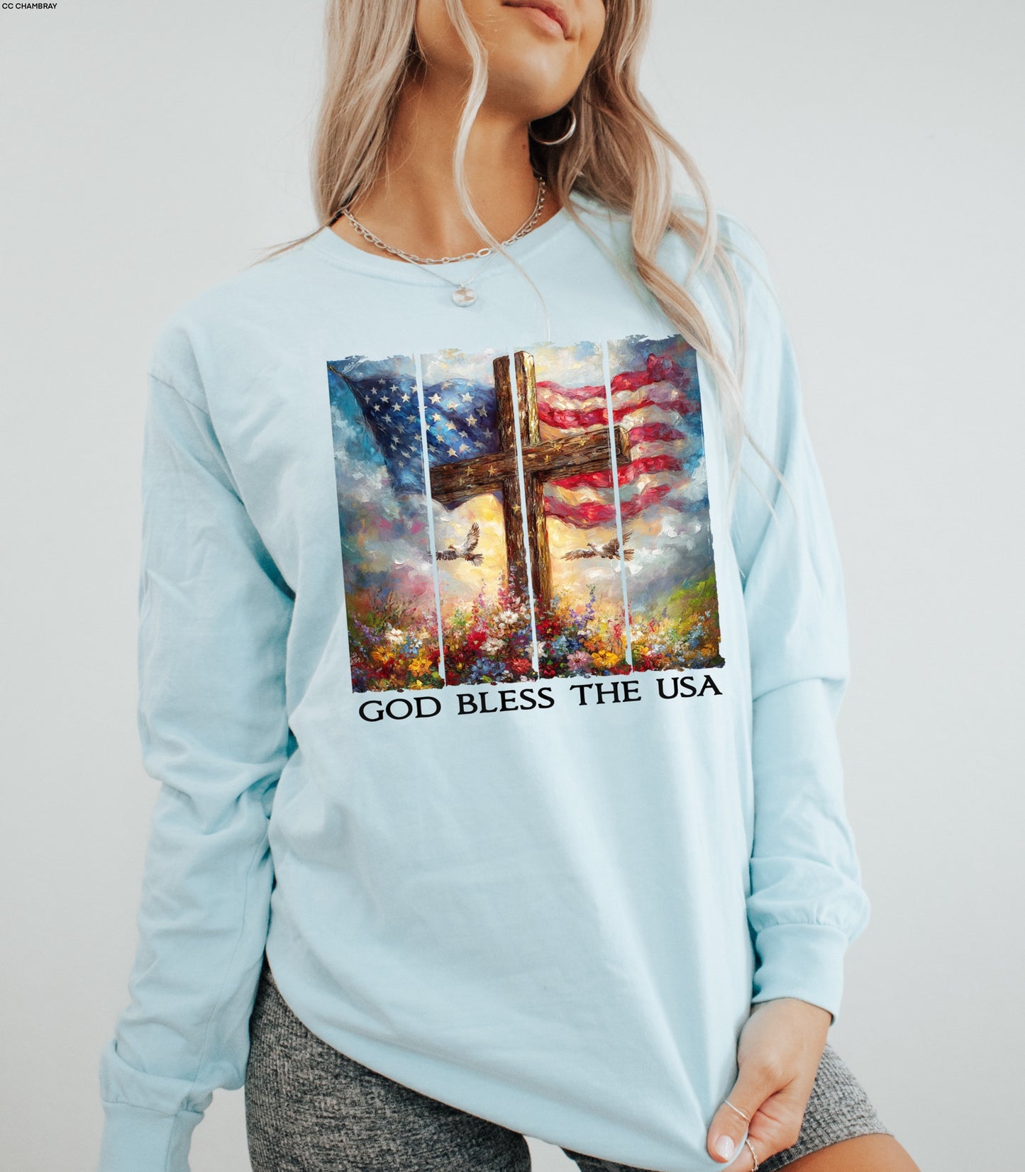 God Bless The USA MATTE CLEAR FILM