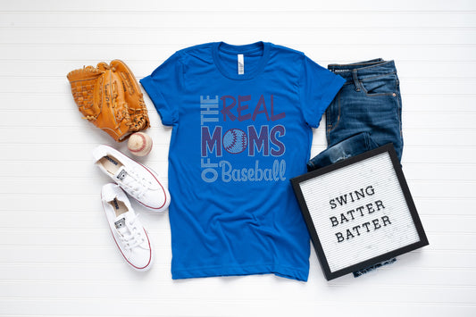 The Real Moms of Baseball RHINESTONE TRANSFER