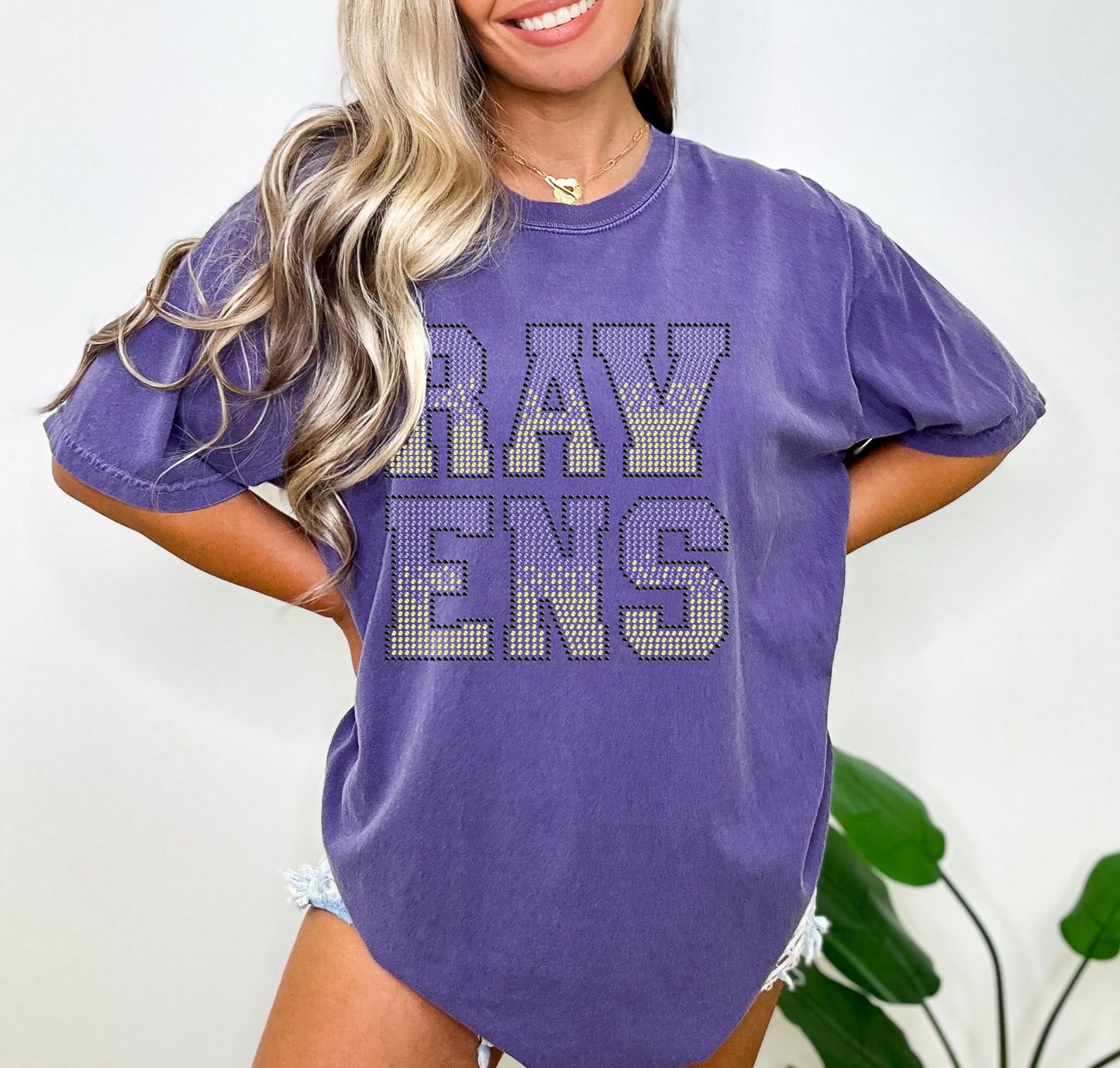 Ravens Ombre SS16 RHINESTONE TRANSFER