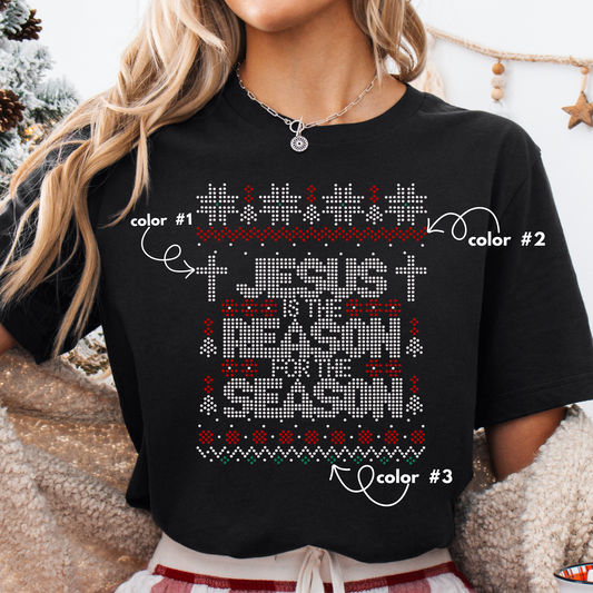 Jesus is the Reason for the Season SPANGLES TRANSFER