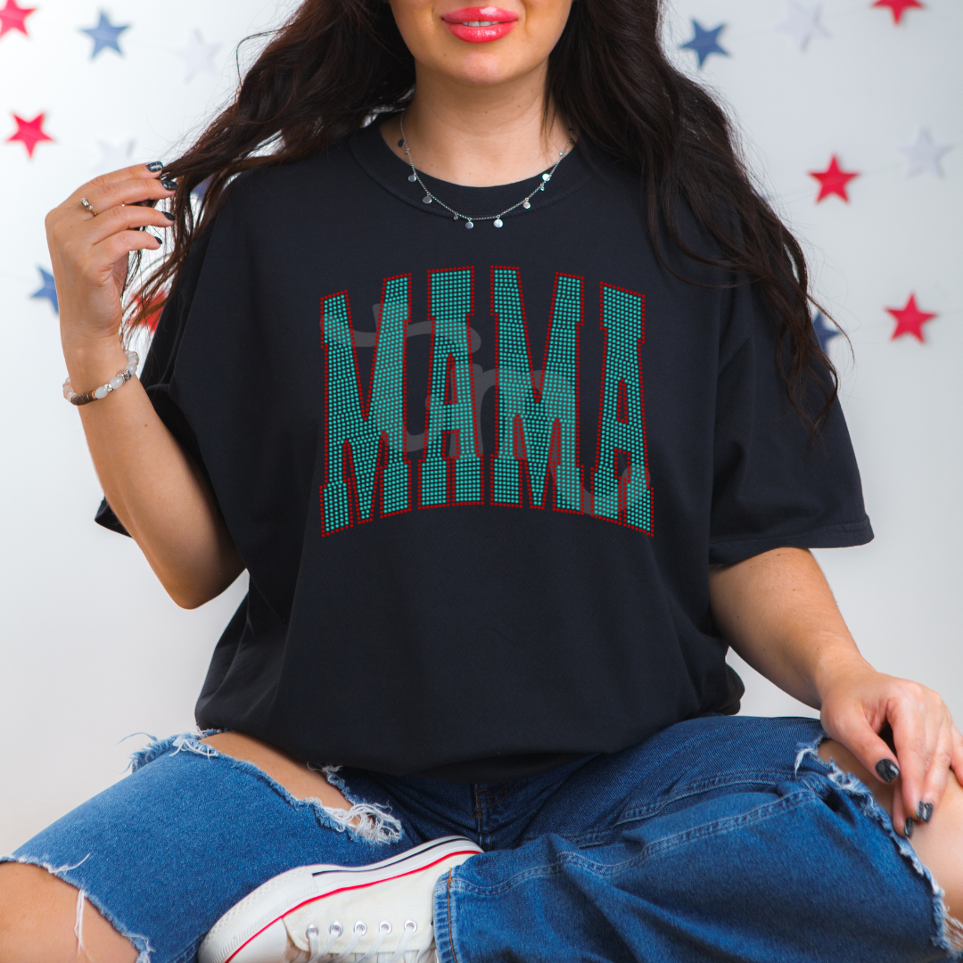 Mama Curved SPANGLES TRANSFER