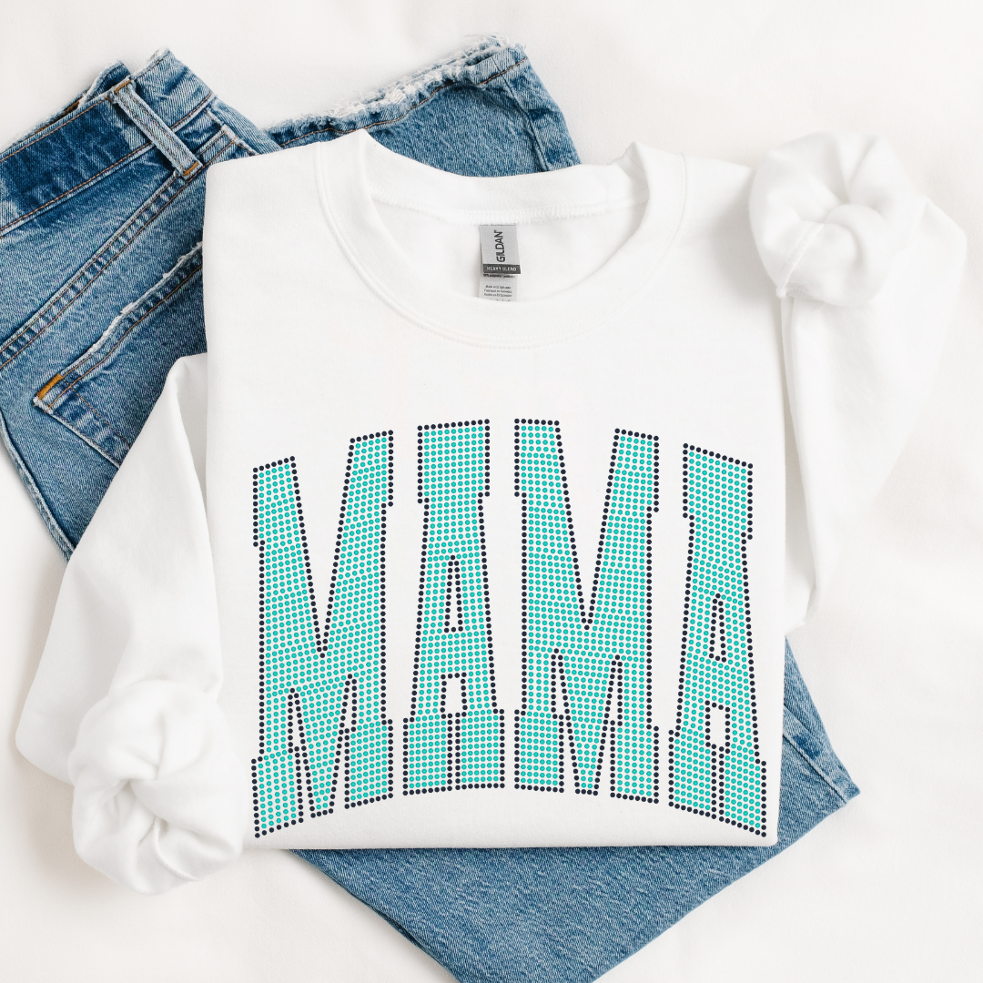 Mama Curved SPANGLES TRANSFER