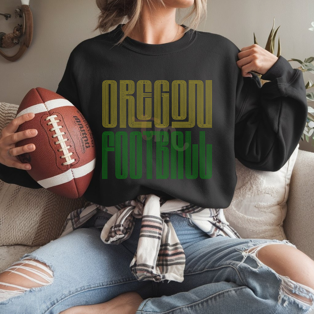 Vintage Oregon Football SPANGLE TRANSFER