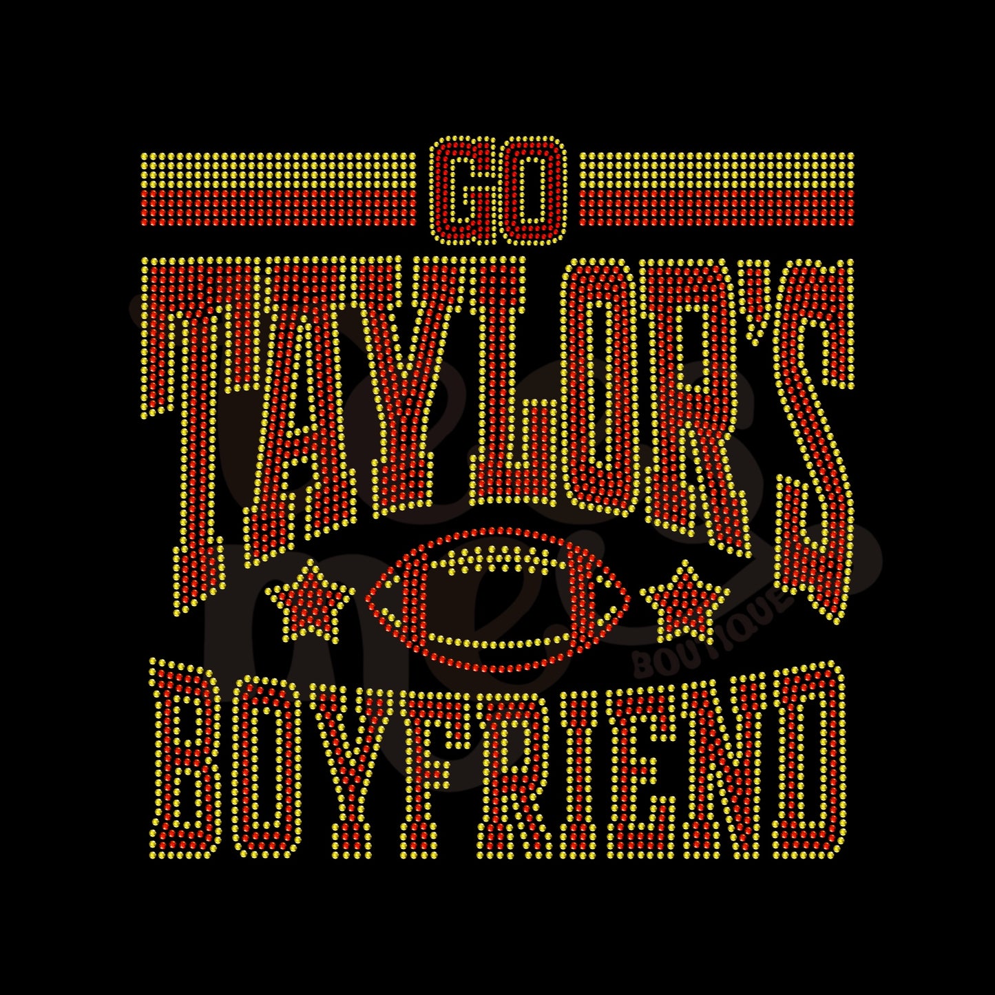 Go Taylor's Boyfriend RHINESTONE TRANSFER
