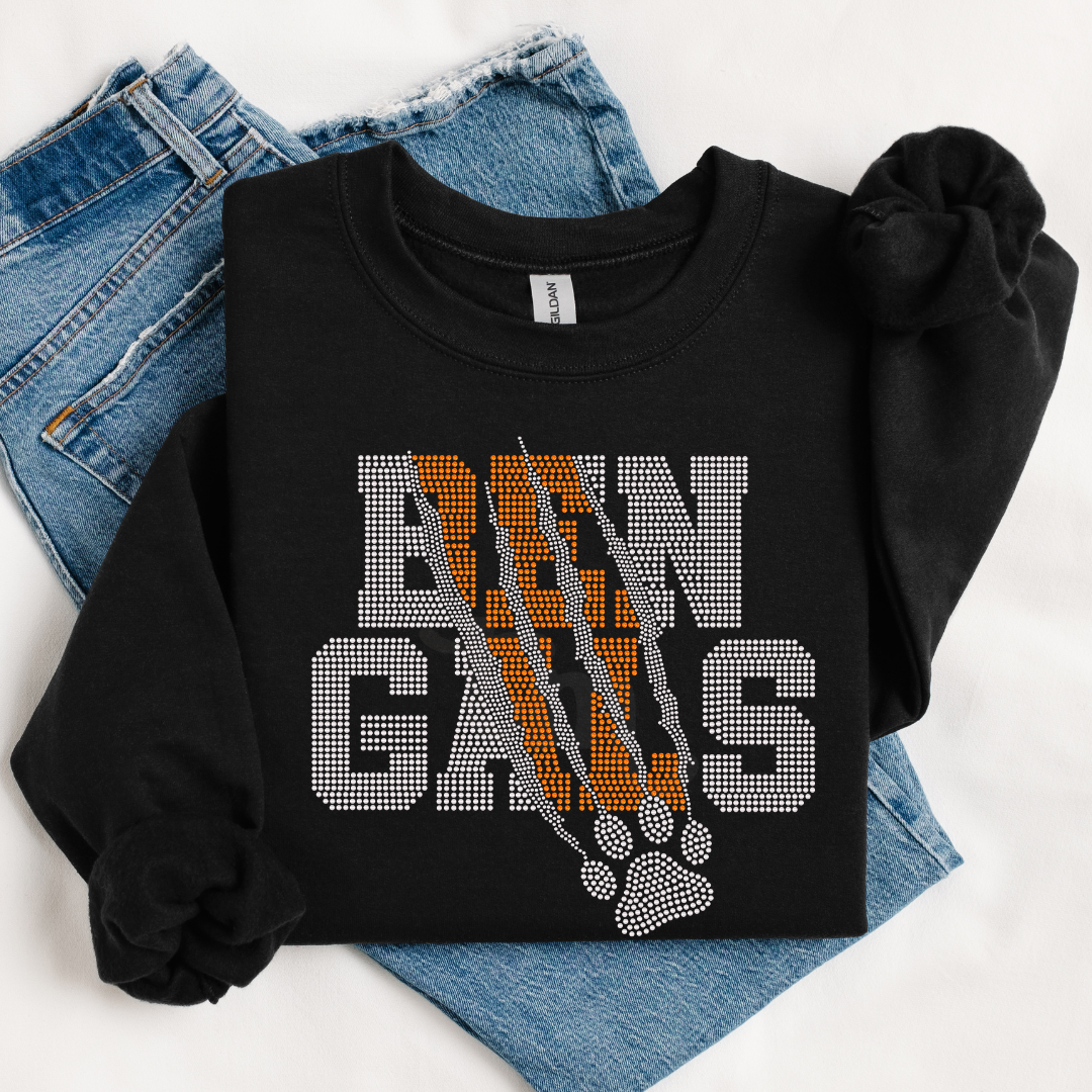Bengals Claw SPANGLE TRANSFER