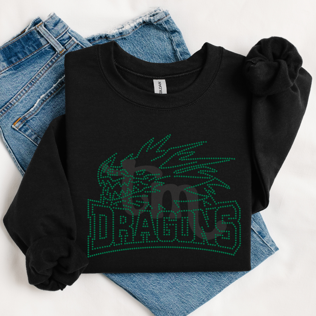 Dragons w/ Mascot Name SPANGLE TRANSFER
