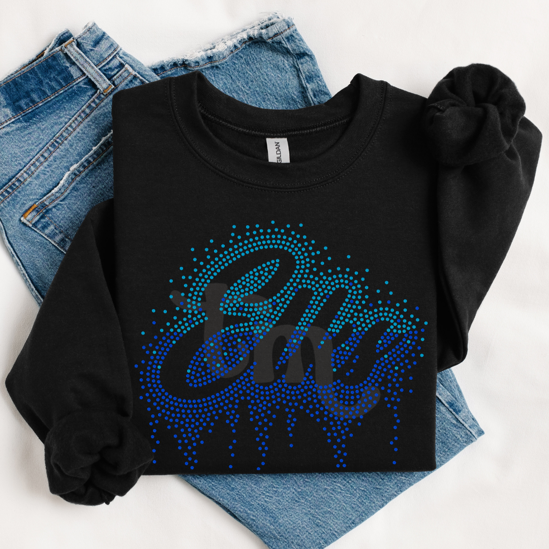 Elks Ombre Drip SPANGLE TRANSFER