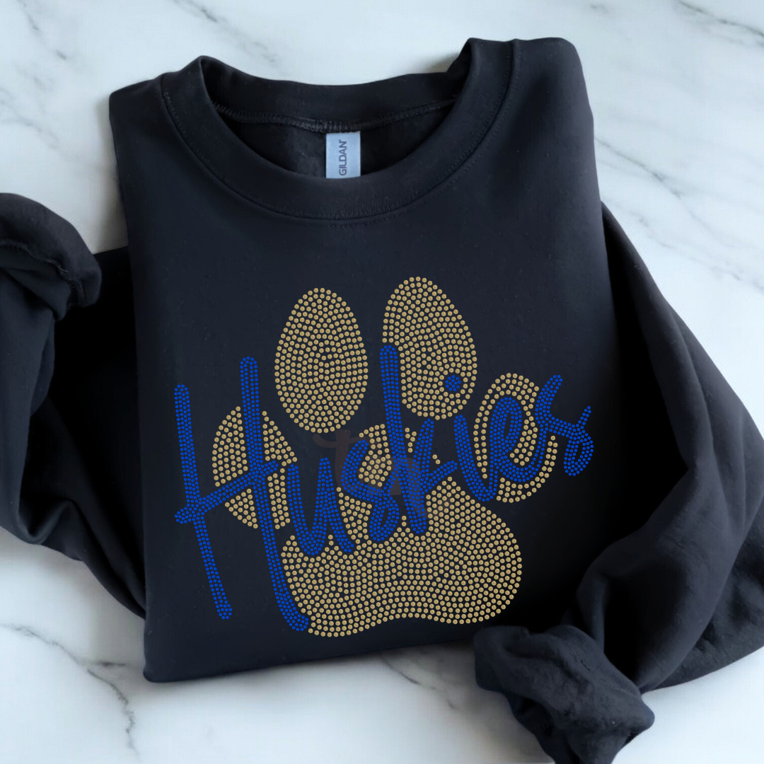 Huskies Paw SPANGLE TRANSFER