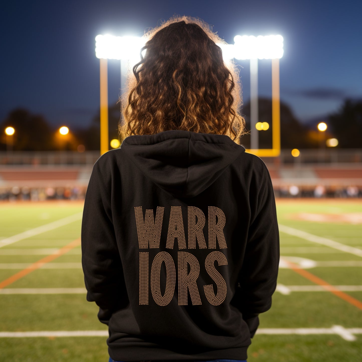 Warriors Font Mascot SPANGLE TRANSFER