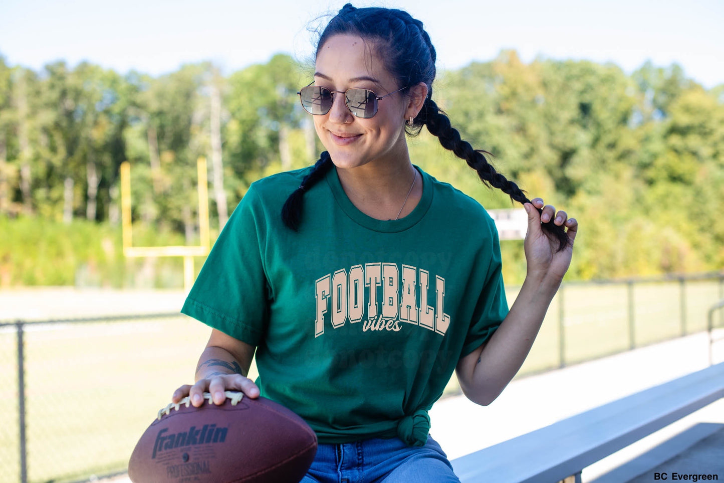 Football Vibes LIGHT TAN INK