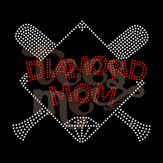 Diamond Mom RHINESTONE TRANSFER
